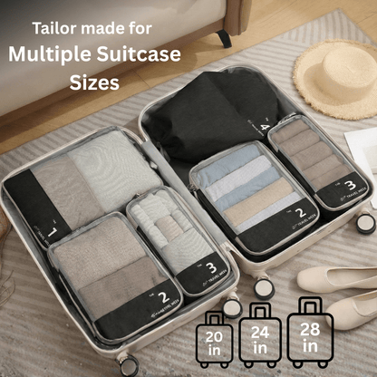 Compression Packing Cubes (Set of 6pcs)