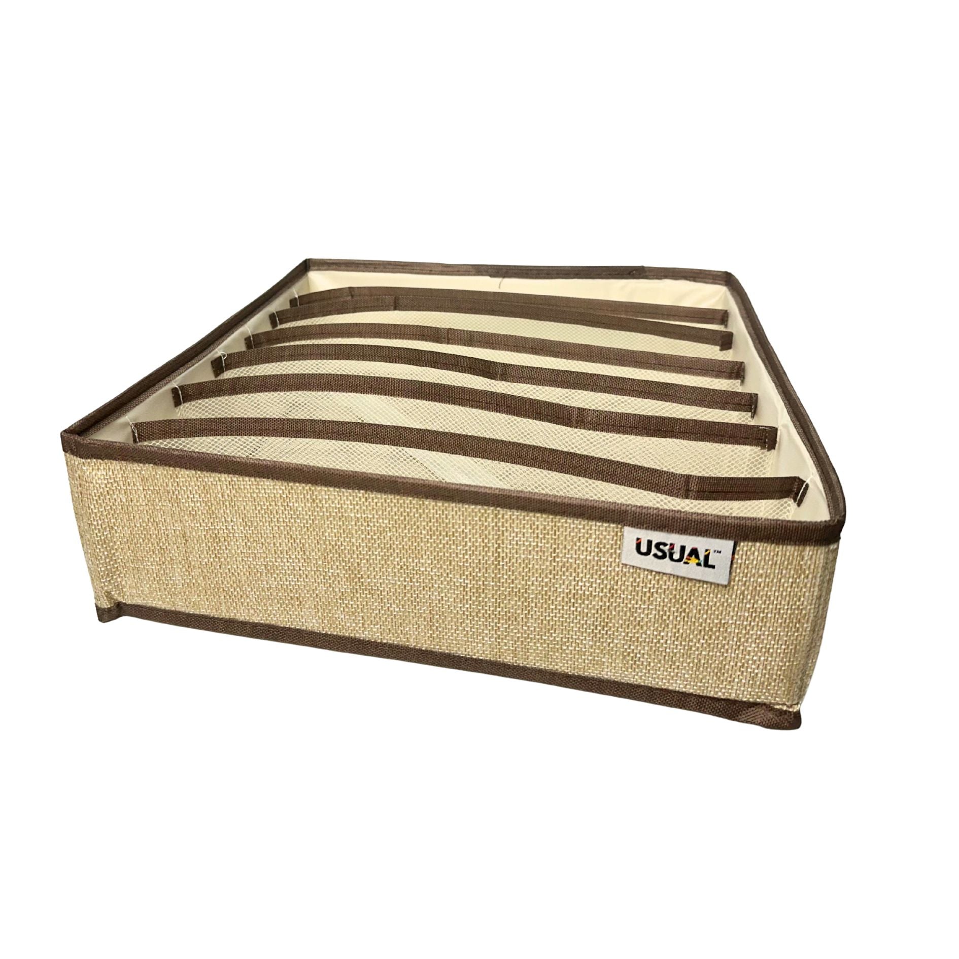 7-Pocket Linen Drawer Organizer