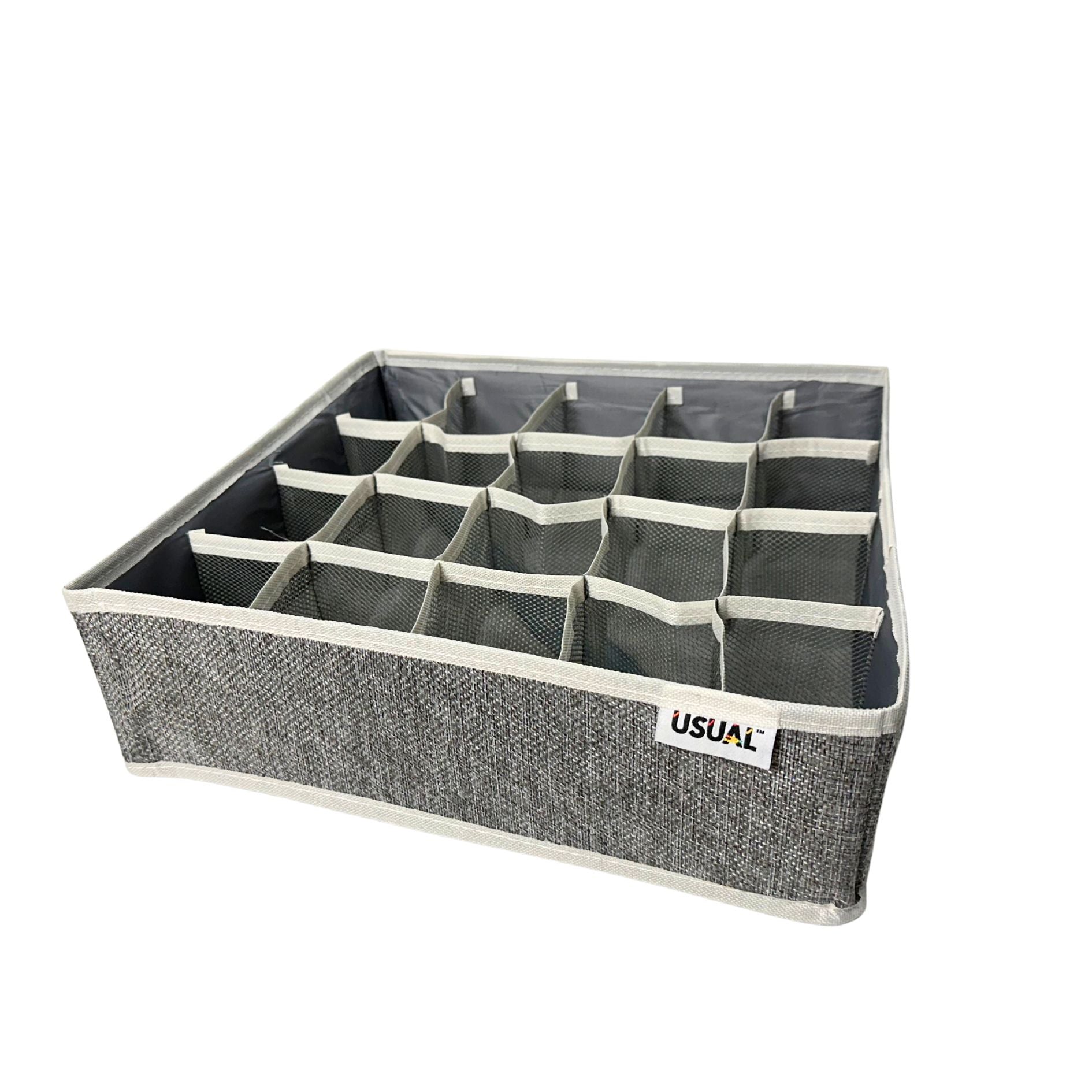 20-Pocket Linen Drawer Organizer