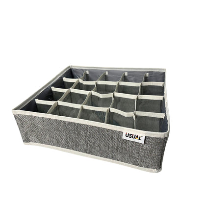 20-Pocket Linen Drawer Organizer