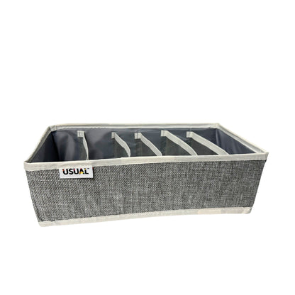 6-Pocket Linen Drawer Organizer